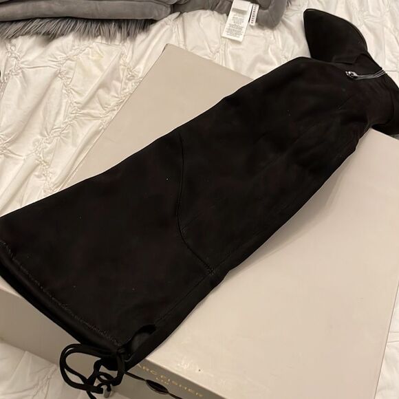 - NWT IN BOX MARK FISHER OVER THE KNEE YUNA BOOTS BLACK SIZE 5.5 - Picture 12 of 14